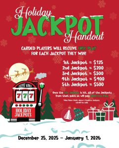 Holiday Jackpot Handout 4 Holiday Jackpot Social Media