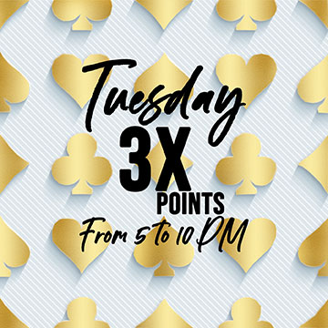 Tuesday 3X Points 1